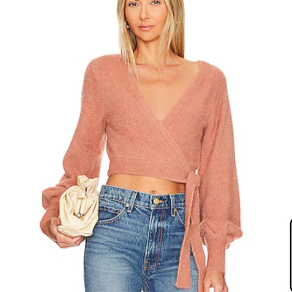 Valencia Wrap Sweater
MAJORELLE